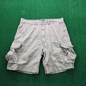 Polo Ralph Lauren Cargo Shorts Mens 40 Beige‎ Chino Vintage Classic Casual